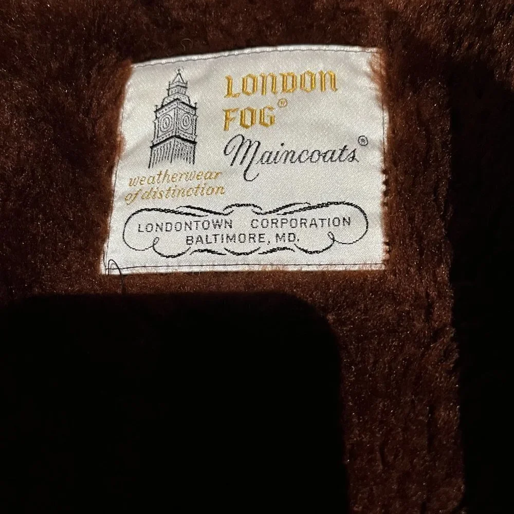 NEW Vintage Women’s London Fog Maincoats Trench Coat Rust Brown Removable Liner